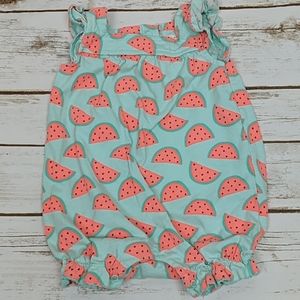 Baby Cat & Jack Watermelon Romper 3-6M